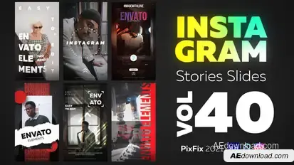 Instagram Stories Slides Vol. 40 Product Promo template preview