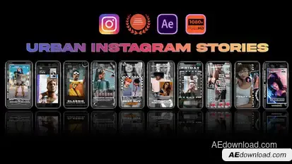 Instagram Stories Urban Product Promo template preview