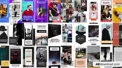 instagram Stories V.5 Openers template preview