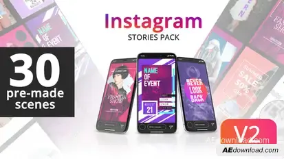 Instagram Stories Openers template preview