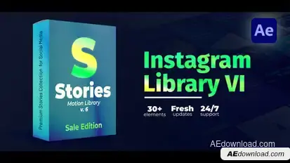Instagram Stories VI Product Promo template preview