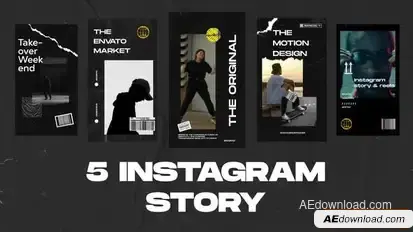 Instagram Story & Reel Openers template preview