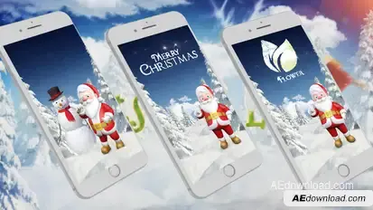 Instagram Story from Santa 4 Titles template preview
