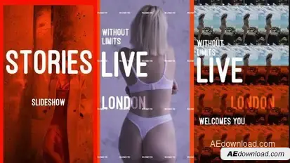 Videohive Instagram Story Slideshow Openers template preview