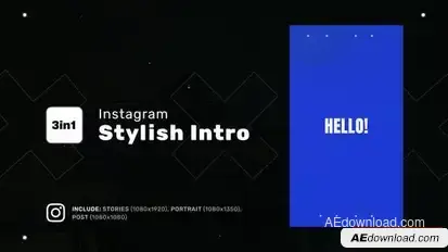 Instagram Stylish Intro Openers template preview