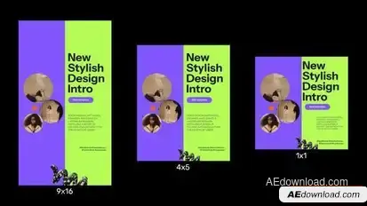 Instagram Stylish Promo Openers template preview