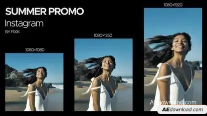 Instagram Summer Promo | After Effects Openers template preview