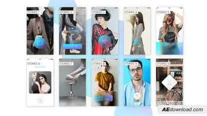 Instagram Swipe Up Stories Product Promo template preview