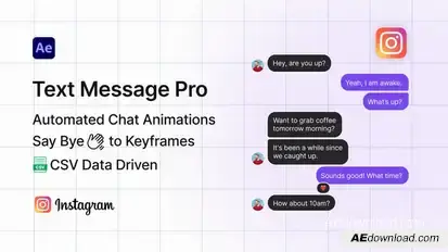 Instagram Text Message Pro Elements template preview