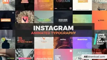 Vertical Promo Titles template preview