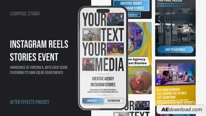 Instagram Vertical Reels Openers template preview
