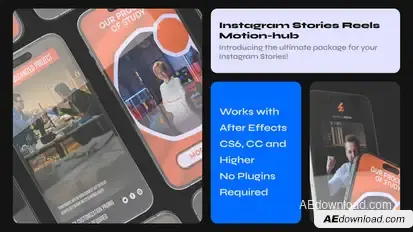 Instagram Vertical Reels Red Product Promo template preview