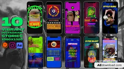 Instagram Vibrant Reel Product Promo template preview