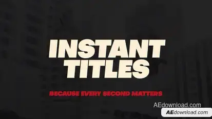 Instant Titles Titles template preview