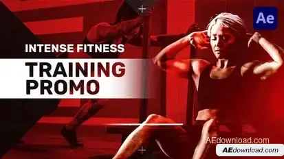 Intense Fitness Training Promo Openers template preview