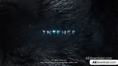Intense | Trailer Titles Titles template preview
