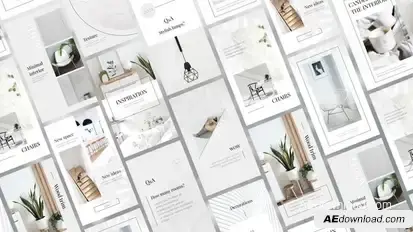 Interior Instagram Stories Product Promo template preview