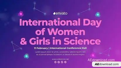 International Day Of Women & Girls In Science Openers template preview