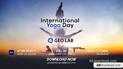 International Day of Yoga Openers template preview
