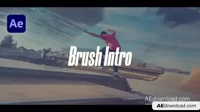 Intro - Brush Intro Openers template preview