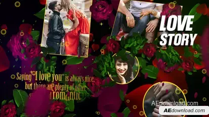 Intro - Love Story Elements template preview