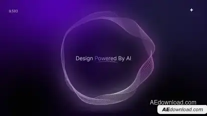 Intro AI Titles template preview