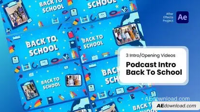 Intro/Opening - Back To School After Effects Template Openers template preview