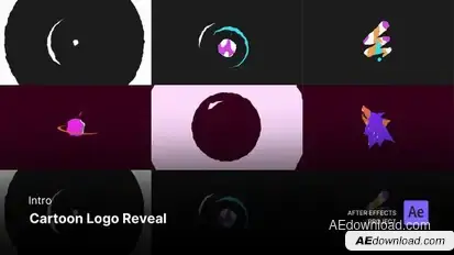 Intro/Opening - Cartoon Logo Reveal After Effects Project Files Openers template preview