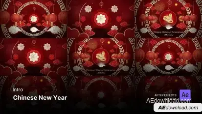 Intro/Opening - Chinese New Year After Effects Project Files Openers template preview