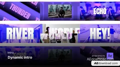 Intro/Opening - Dynamic Intro After Effects Project Files Openers template preview