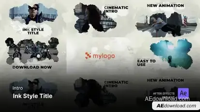 Intro/Opening - Ink Style Titles After Effects Project Files Openers template preview