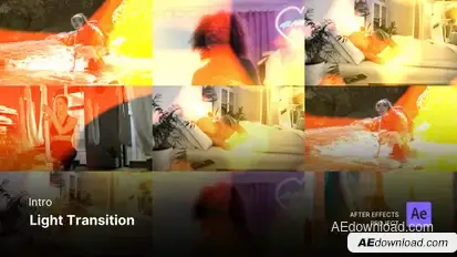 Intro/Opening - Light Transition After Effects Project Files Openers template preview