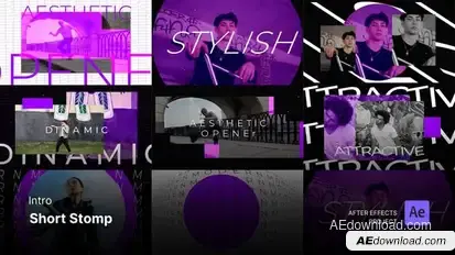 Intro/Opening - Short Stomp After Effects Project Files Openers template preview