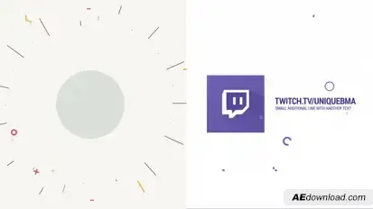 Classic Overlay Logo Outro Logo Stings template preview
