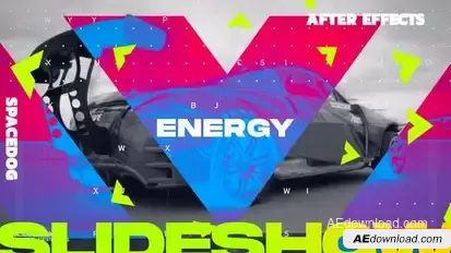 Intro Slideshow Energetic Openers template preview