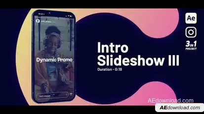 Intro Slideshow Vertical Openers template preview