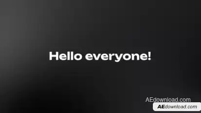 Intro Text Animation Openers template preview