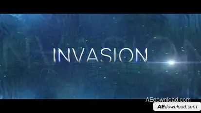 Invasion // Action Trailer Titles template preview