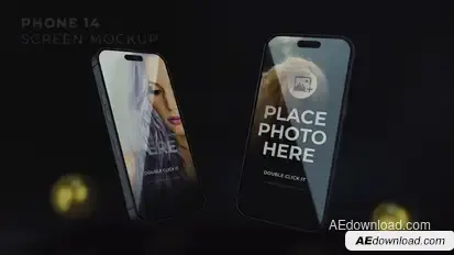 iPhone 14 Mockup Screen Product Promo template preview