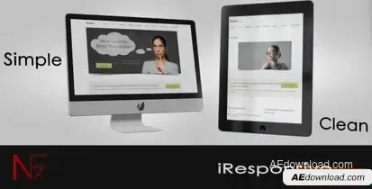 Videohive iResponsive – Advertise Your Website or Business Video Displays template preview
