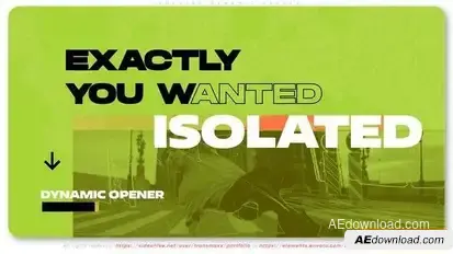 Isolated Dynamic Opener Openers template preview