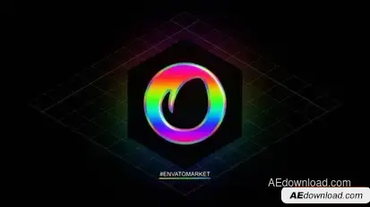 Isometric Cube Logo Opener Logo Stings template preview