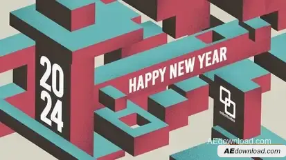 Isometric New Year Openers template preview