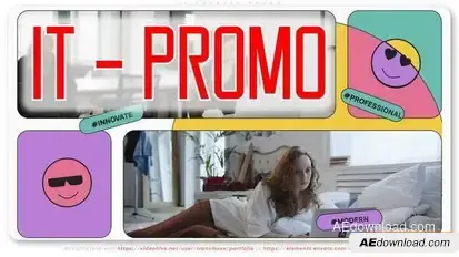 IT Courses Promo Openers template preview
