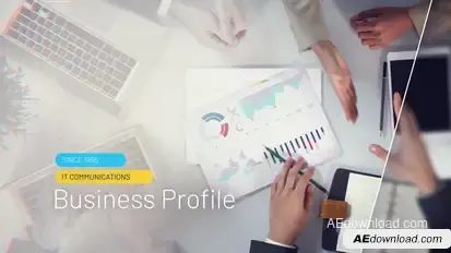 IT Services Companies Presentation Video Displays template preview