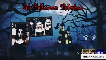 Its Halloween Slideshow - 4k Openers template preview