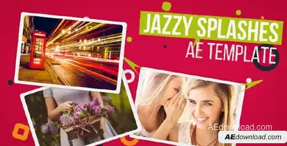 Jazzy Splashes (Opener) Openers template preview
