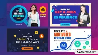 Jobs Search Slideshow Openers template preview