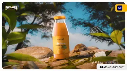 Juice Bottle Promo Mockup Product Promo template preview