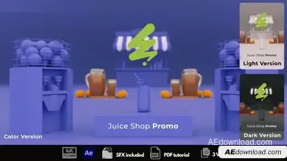 Juice Shop Promo Openers template preview